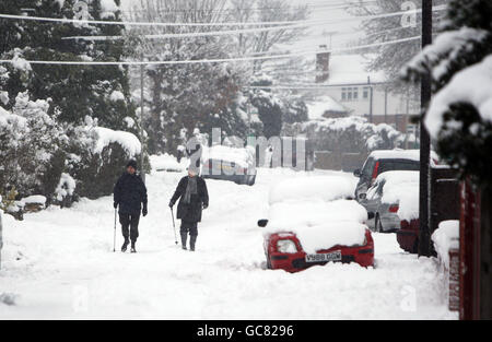 Clima invernale Foto Stock