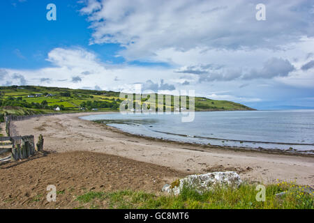 Spiaggia di Cushendun Foto Stock