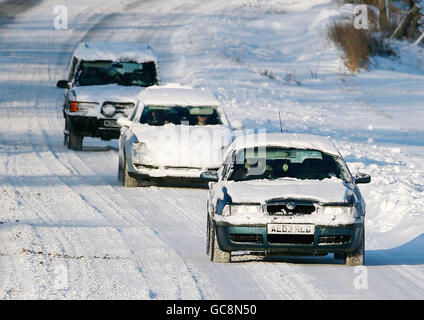 Clima invernale Foto Stock