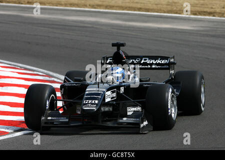 Auto - Gran Premio britannico A1 - Qualifiche - Brands Hatch. Il Earl Beam della Nuova Zelanda durante le qualificazioni per il britannico A1GP a Brands Hatch, Kent. Foto Stock