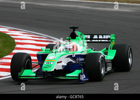 Auto - Gran Premio britannico A1 - Qualifiche - Brands Hatch. In Irlanda Adam Carroll durante le qualifiche per la britannica A1GP a Brands Hatch, Kent. Foto Stock