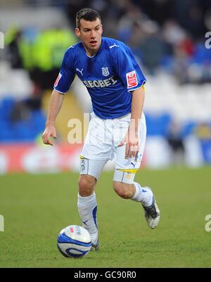 Calcio - Coca-Cola Football League Championship - Cardiff City v Blackpool - Cardiff City Stadium. Paul Quinn, Cardiff City. Foto Stock