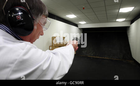 Ballistics nazionale di Intelligence Service Foto Stock