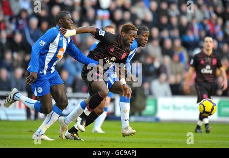 Calcio - Barclays Premier League - Wigan Athletic v Everton - DW Stadium Foto Stock