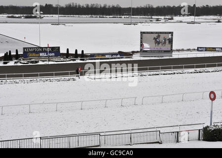 Horse Racing - Ippodromo di Kempton Foto Stock