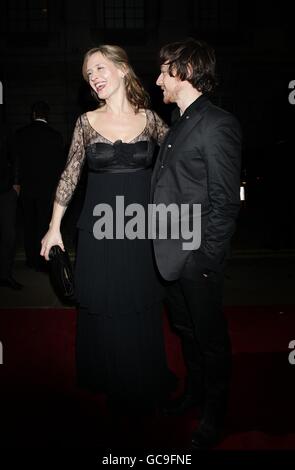 James McAvoy e Anne-Marie Duff arrivano per la prima inglese della Last Station al cinema Curzon Mayfair. Foto Stock