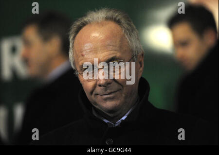 Calcio - Coca-Cola Lega due - Dagenham e Redbridge / Contea di Notts - Victoria Road. Notts County's Director of Football Sven Goran Ericsson durante la partita della Coca-Cola League Two a Victoria Road, Dagenham. Foto Stock