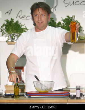 James Martin dimostrazione culinaria Foto Stock