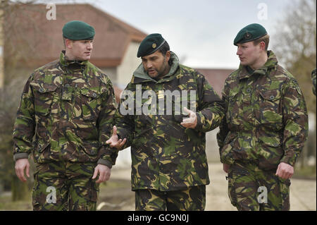 Quarta Brigata meccanizzata esercizio Foto Stock