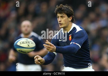 Rugby Union - RBS 6 Nations Championship 2010 - Scozia contro Francia - Murrayfield. Yannick Jauzion, Francia Foto Stock