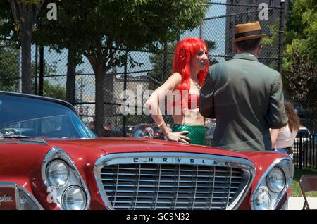 Mermaid parade 2016 Coney island brooklyn new york STATI UNITI D'AMERICA Foto Stock