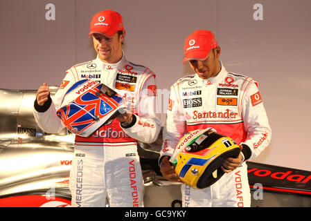 Motor Racing - McLaren Lancio auto - Quartier Generale del Team Foto Stock