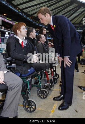 Rugby onore per il principe Harry Foto Stock