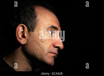 Armando Iannucci alla serata Standard Film Awards al Movieum di County Hall, Londra. Foto Stock