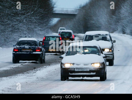 Inverno Meteo Feb11th Foto Stock