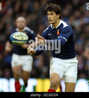 Rugby Union - RBS 6 Nations Championship 2010 - Scozia contro Francia - Murrayfield. Yannick Jauzion, Francia Foto Stock