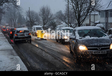 Inverno Meteo Feb diciottesimo Foto Stock