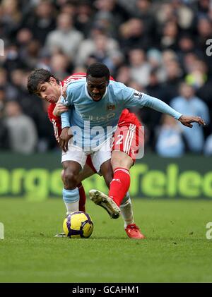 Calcio - Barclays Premier League - Manchester City V Liverpool - City of Manchester Stadium Foto Stock