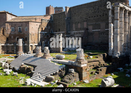 Foro di Augusto. Roma, Italia Foto Stock