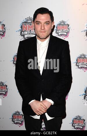 Mathew Horne arriva per i 2010 Shockwaves NME Awards alla O2 Academy di Brixton, Londra Foto Stock