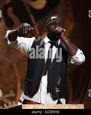 BRIT Awards 2010 - Mostra - Londra. Idris Elba durante I BRIT Awards 2010, presso Earls Court, Londra. Foto Stock