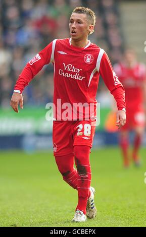 Calcio - Coca-Cola Football League Championship - Leicester City v Nottingham Forest - The Walkers Stadium. Radoslaw Majewski, Nottingham Forest Foto Stock