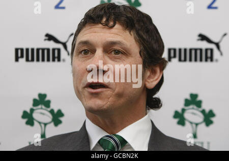 Il Rugby - RBS 6 Nazioni - Irlanda - Conferenza stampa - Fitzpatrick Castle Hotel Foto Stock
