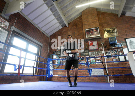 Boxing - Giovanni Ruiz Media Access - Northside Amateur Boxing Club Foto Stock