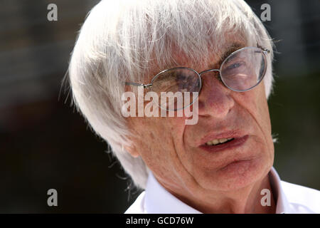 Motor Racing - Campionato del mondo di Formula uno - Gran Premio del Bahrain - circuito Internazionale del Bahrain. Bernie Ecclestone durante il Gulf Air Bahrain Grand Prix al Bahrain International Circuit di Sakhir, Bahrain Foto Stock