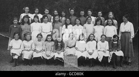 Centenario celebra 96 anni nella stessa casa Foto Stock