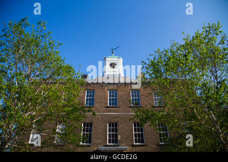 Un edificio nel cortile interno del Castello di Dublino, Irlanda Foto Stock