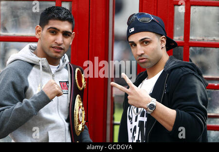 Boxing - Amir Khan e Paulie Malignaggi Conferenza stampa - La Penthouse Foto Stock