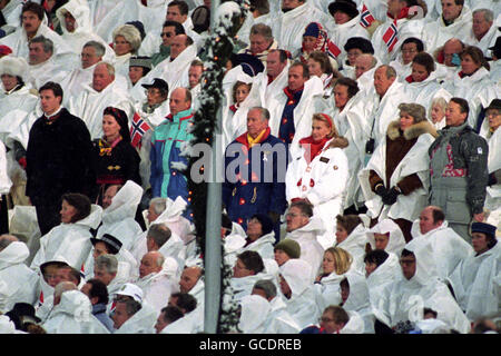 Olimpiadi invernali Cerimonia di Apertura 1994 - Lillehammer Foto Stock