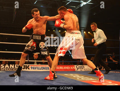 Boxing - WBC Super Middleweight Title - Carl Froch v Mikkel Kessler - MCH Messecenter Herning - Danimarca Foto Stock