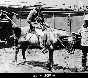 Winston Churchill in Sud Africa come corrispondente di guerra per il Morning Post durante la guerra dei Boer Foto Stock