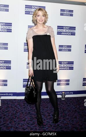 Lauren Laverne al Sony radio Academy Awards 2010 al Grosvenor House Hotel di Londra Foto Stock