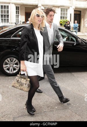 David Walliams nozze a Lara Stone Foto Stock