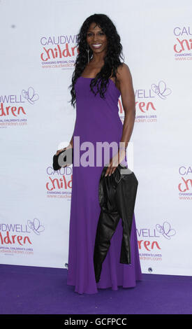 Caudwell Children's Butterfly Ball - Londra. Sinitta arriva al Caudwell Children Butterfly Ball a Battersea Evolution nel sud di Londra. Foto Stock