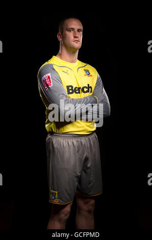 Calcio - Morecambe Play Off - Christie Park. Barry Roche, portiere di Morecambe Foto Stock