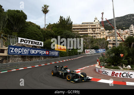 Formula uno Motor Racing - Gran Premio di Monaco - Practice e Qualifiche - circuito di Monaco. Jarno Trulli (ITA), Lotus. Foto Stock