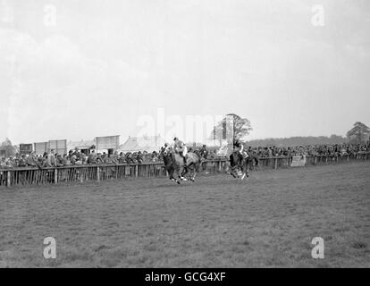 Horse Racing - Old Surrey, Burstow e Surrey unione da punto a punto incontro - Ippodromo di Gatwick Foto Stock