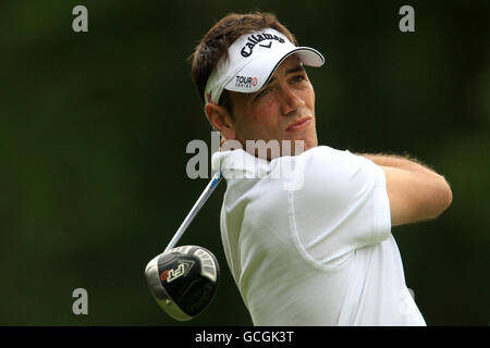 Golf - BMW PGA Championship 2010 - giorno uno - Wentworth Golf Club. L'inglese Nick Dougherty guida fuori dal tee Foto Stock