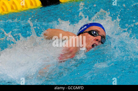 Paralimpiadi - BT Paralimpiadi Coppa del mondo 2010 - Day Seven - Manchester. Matthew Walker della Gran Bretagna in azione durante il Md 50m Freestyle maschile durante la BT Paralympic World Cup a Sport City, Manchester. Foto Stock