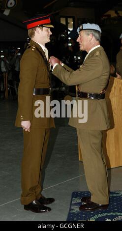 Il principe Harry laureati Foto Stock