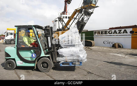 MV Rachel Corrie Foto Stock