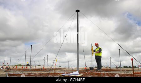 Radio Telescope a Chilbolton Observatory Foto Stock