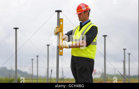 Radio Telescope a Chilbolton Observatory Foto Stock