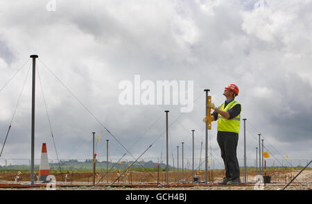 Radio Telescope a Chilbolton Observatory Foto Stock