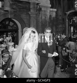 Marchese di Tavistock wedding: 1961 Foto Stock