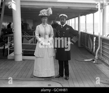 Royalty - Re Giorgio V e la regina Mary Foto Stock